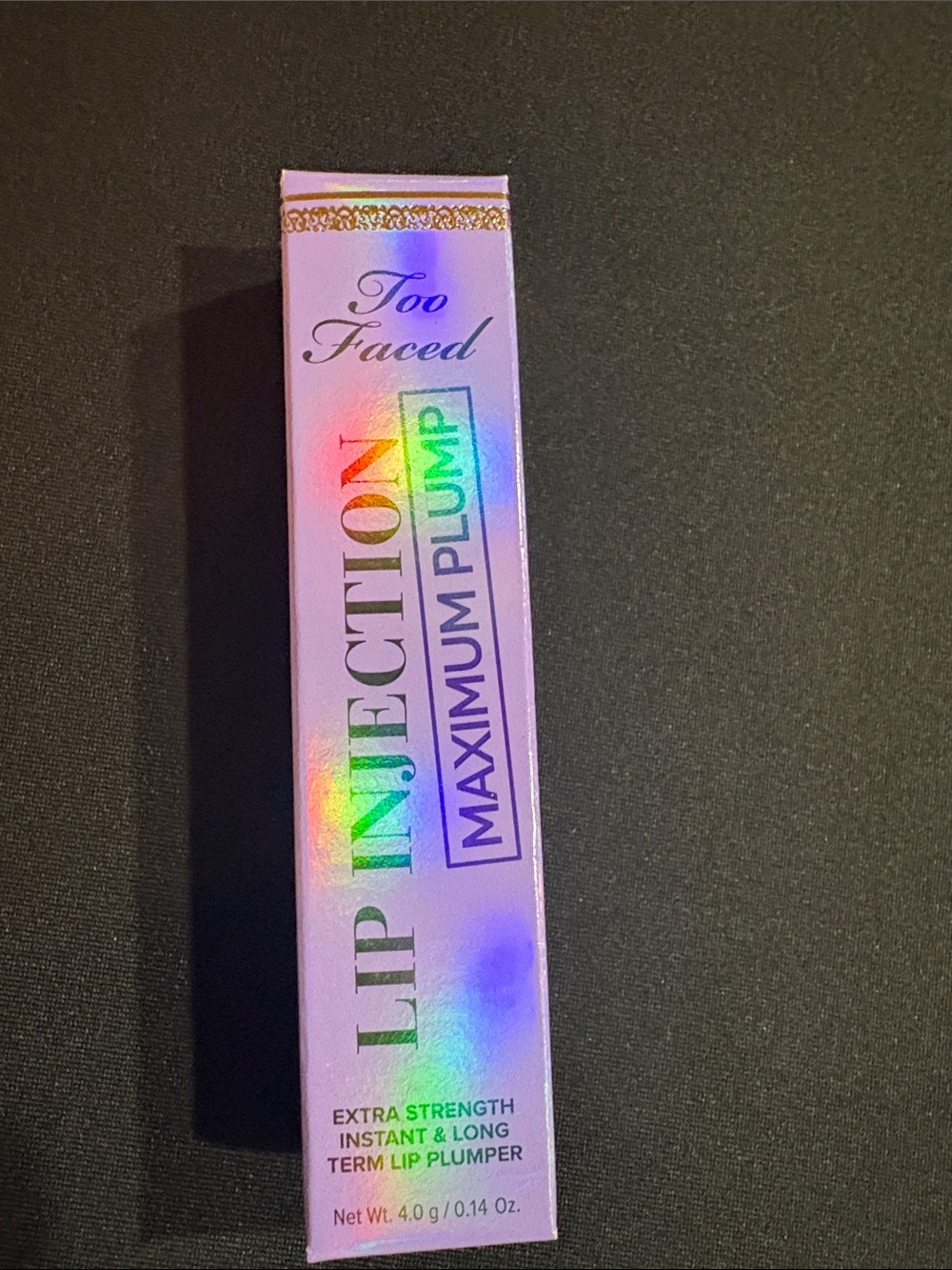 Too Faced Lip Injection Maximum Plump - Lavender Pink Packaging